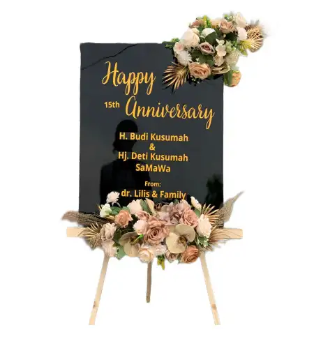 Papan Bunga Akrilik Pengotan