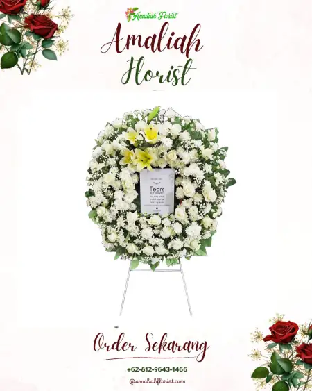 Krans Bunga Duka Pengotan